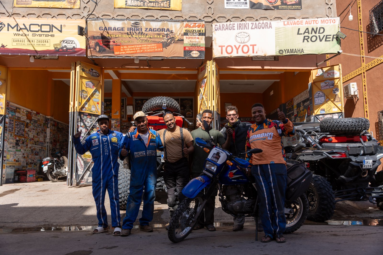 Keni Rides riders sharing a moment together